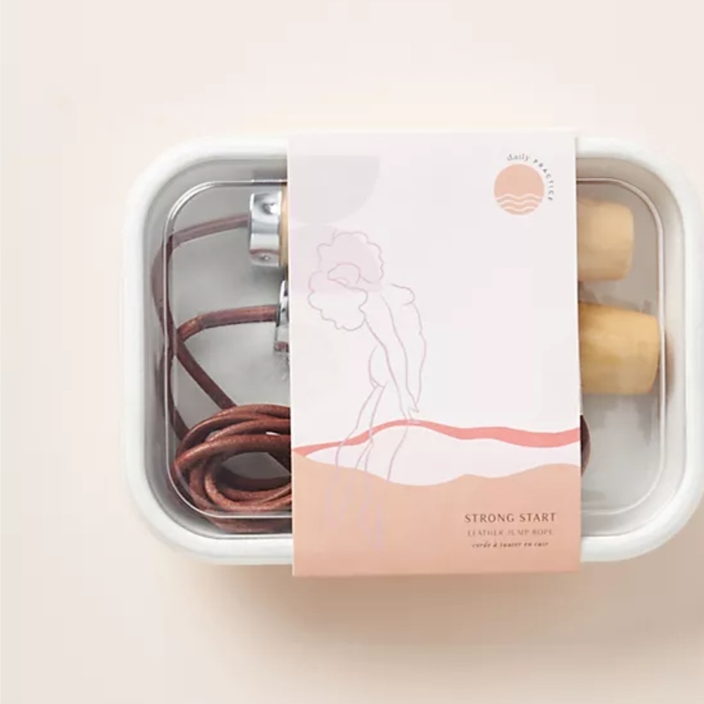 Daily Practice For Anthropologie Leather Jump Rope - Brown